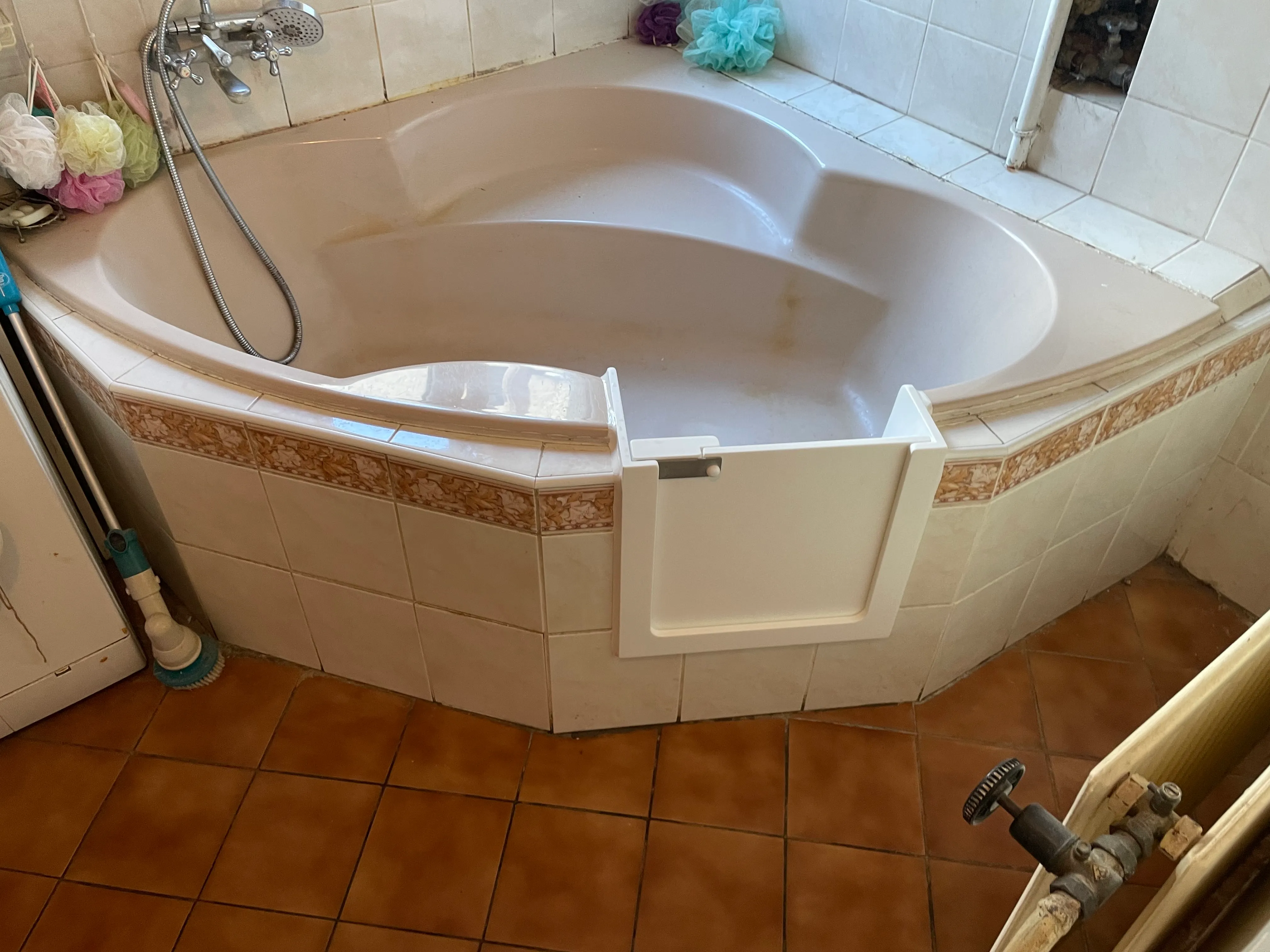 Obezděná vana - instalace 1